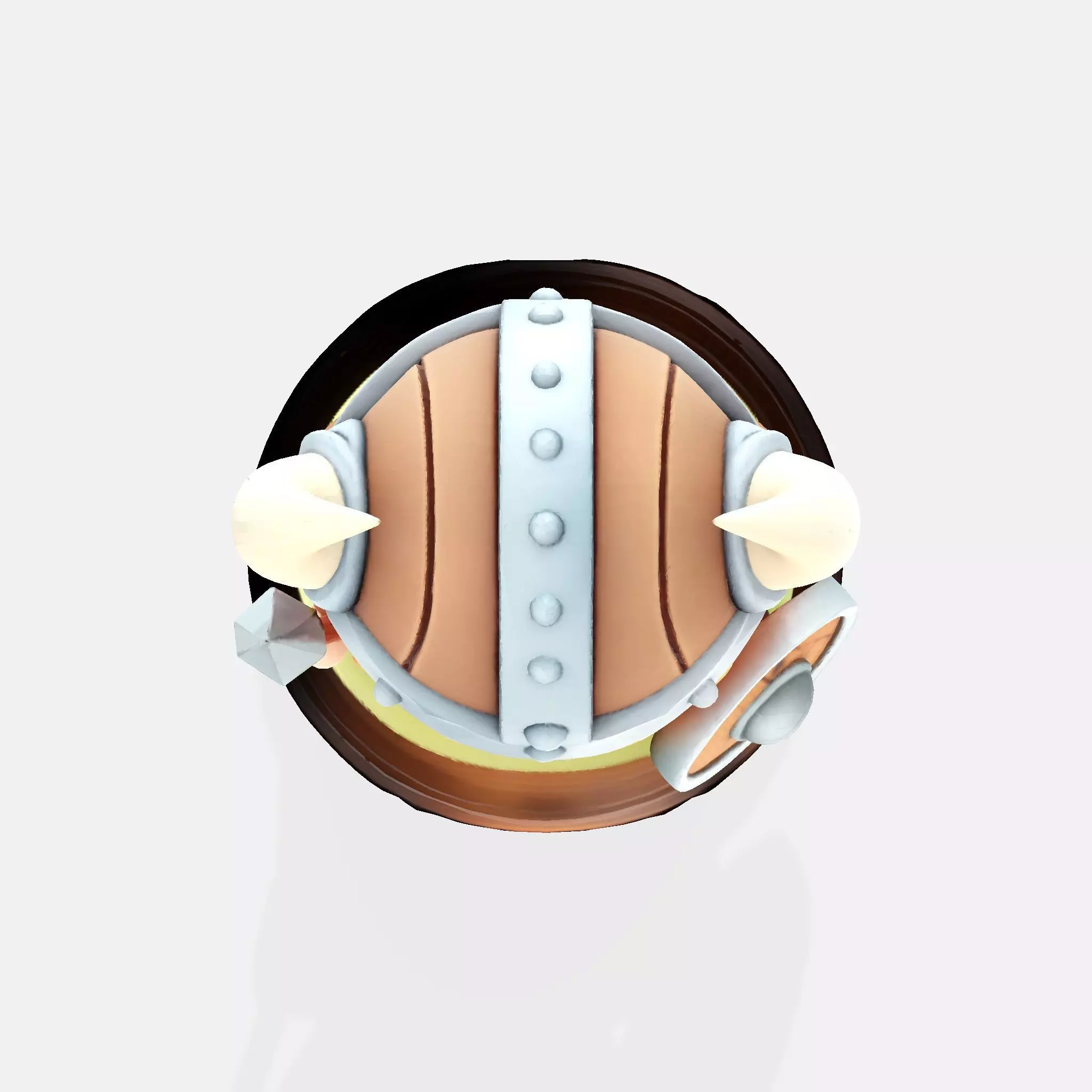 Cute Cartoon Viking Warrior 3D Model - Optimized for 3D Printing 3D print model_9