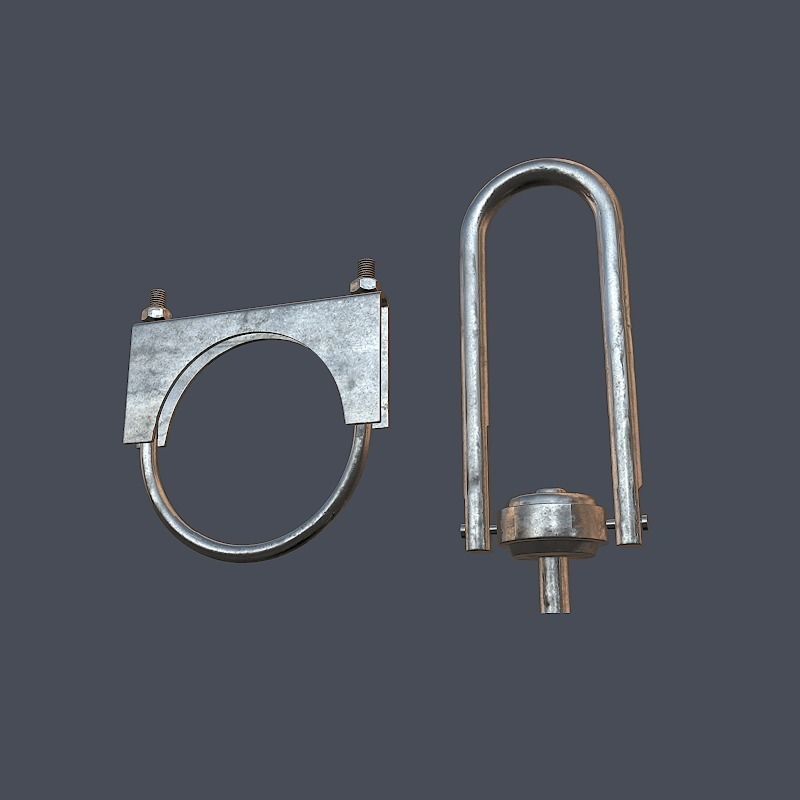 Collection of screws nuts and bolts 3D model_27