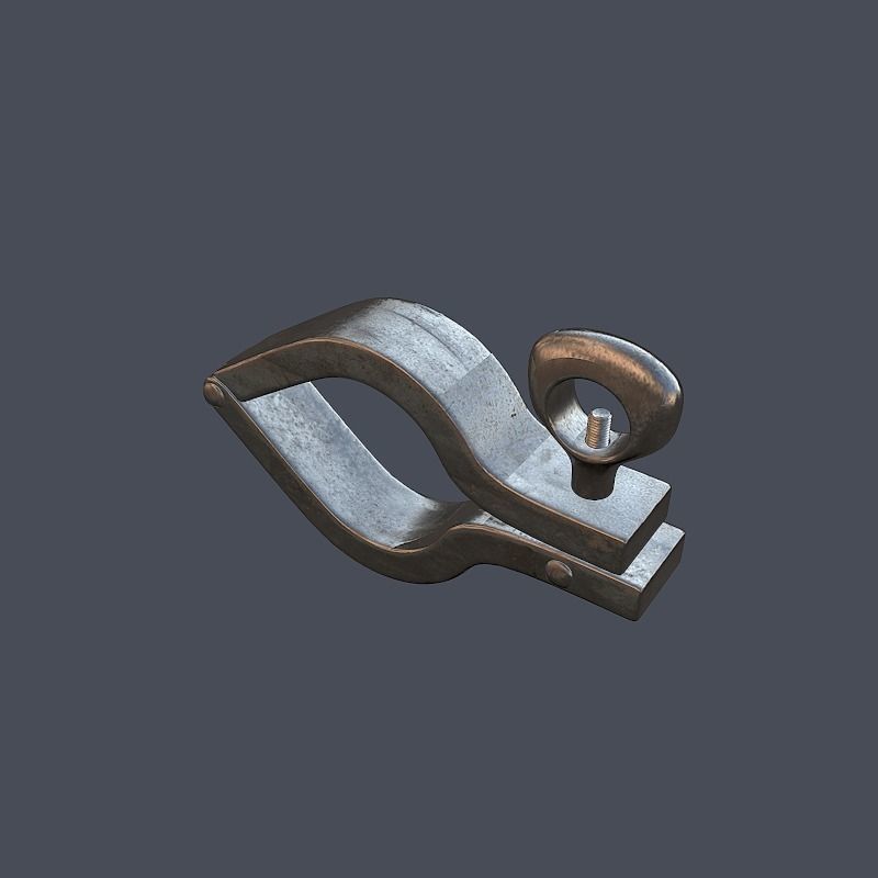 Collection of screws nuts and bolts 3D model_46