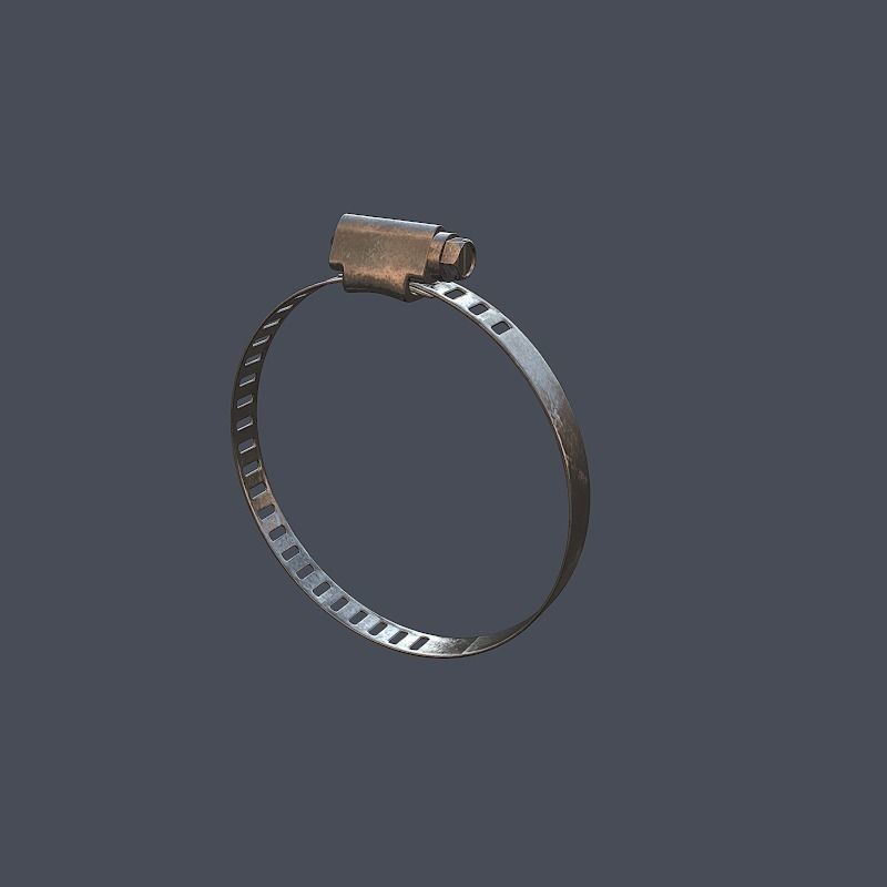 Collection of screws nuts and bolts 3D model_44