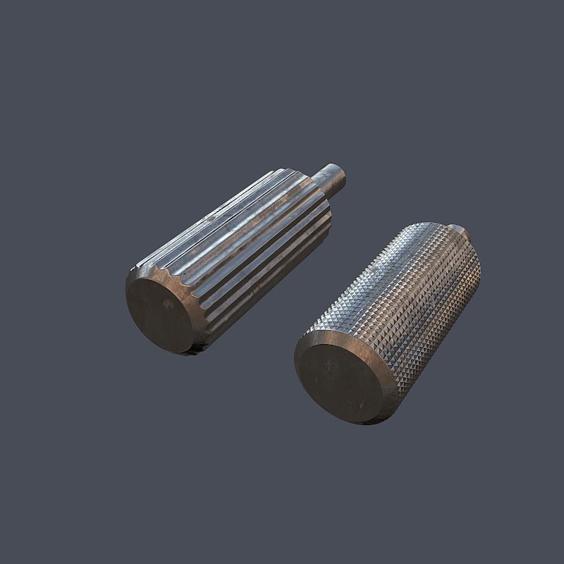 Collection of screws nuts and bolts 3D model_22