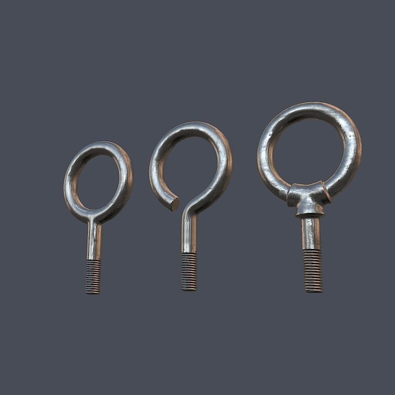 Collection of screws nuts and bolts 3D model_33