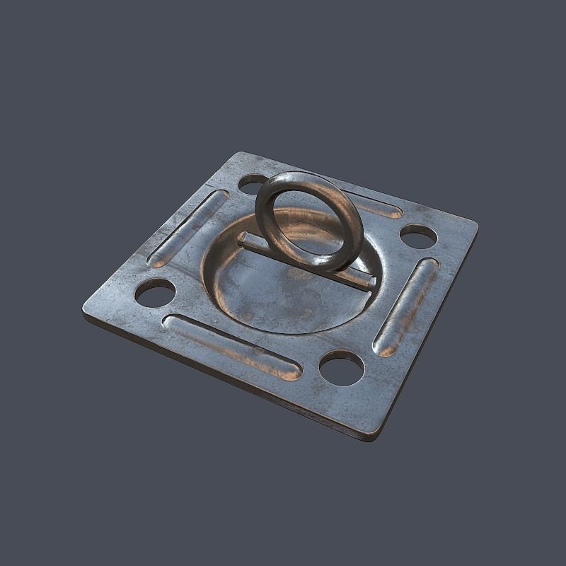 Collection of screws nuts and bolts 3D model_31