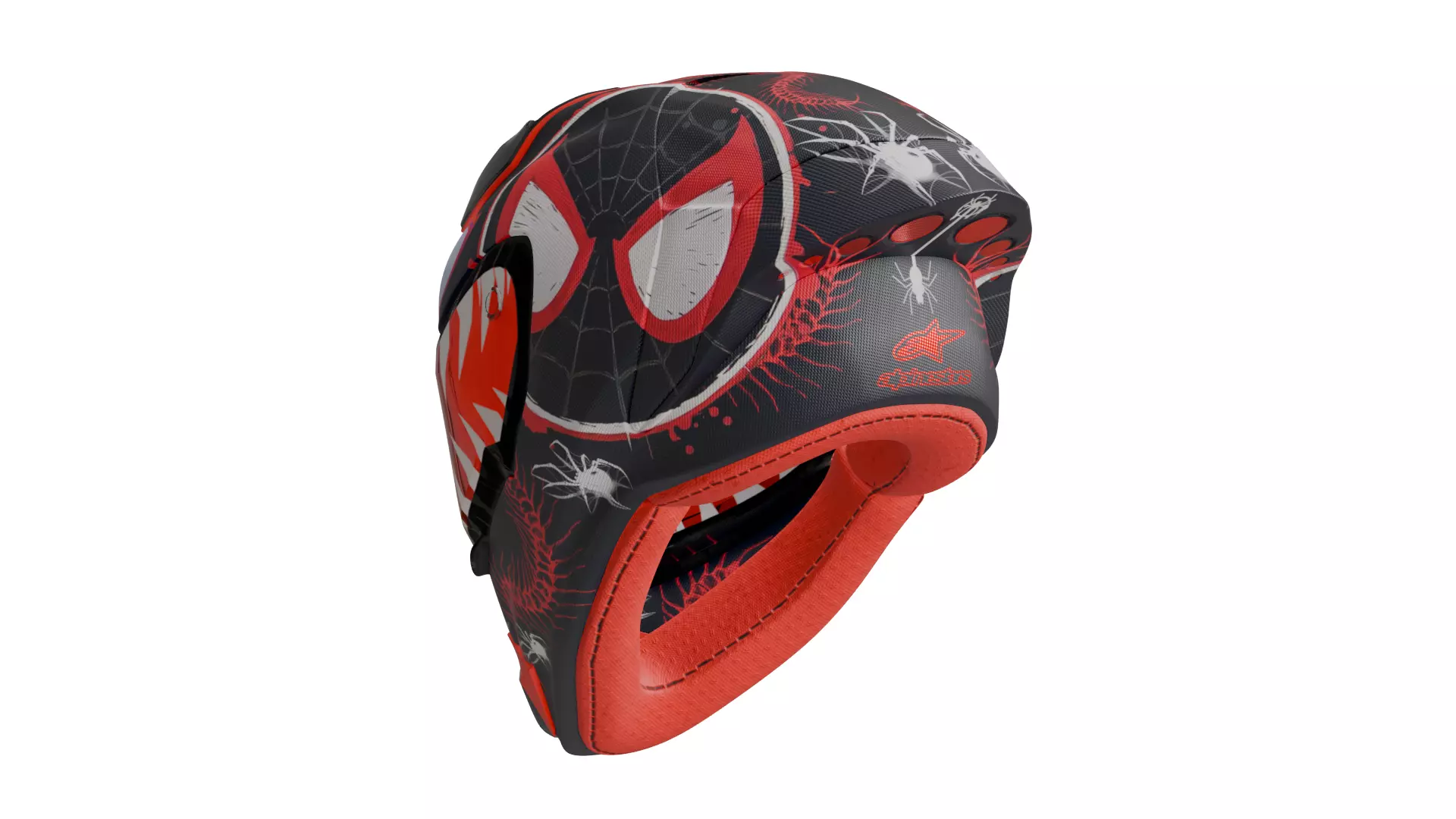 Spider Verse Helmet 3D model_25