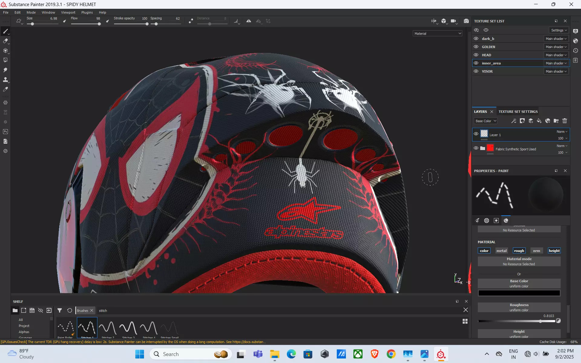 Spider Verse Helmet 3D model_8