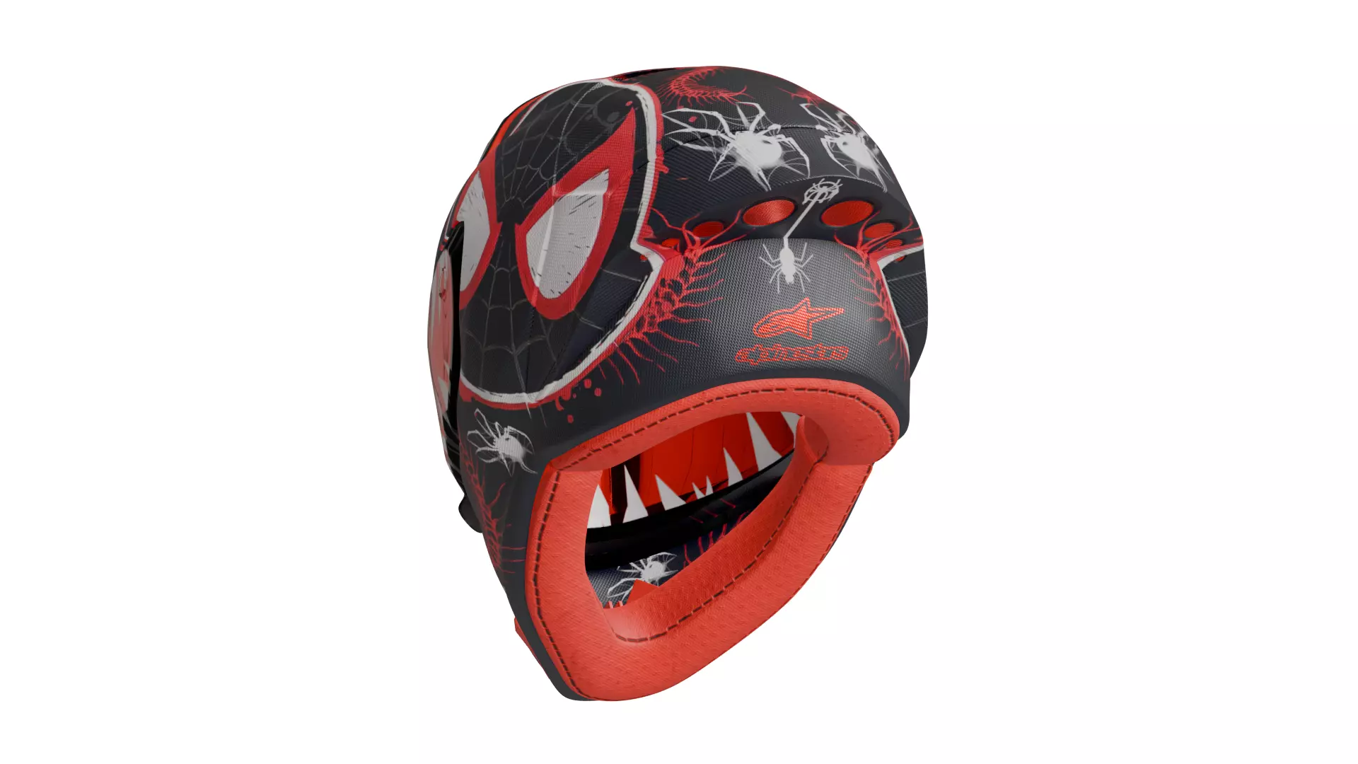 Spider Verse Helmet 3D model_34