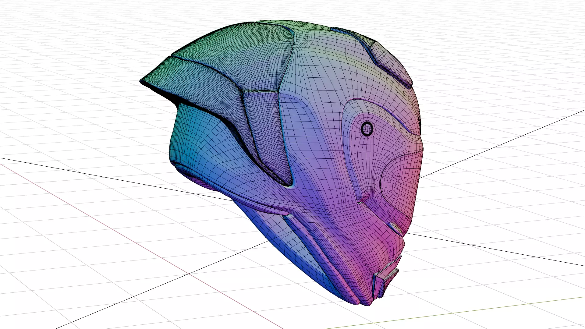 Spider Verse Helmet 3D model_81