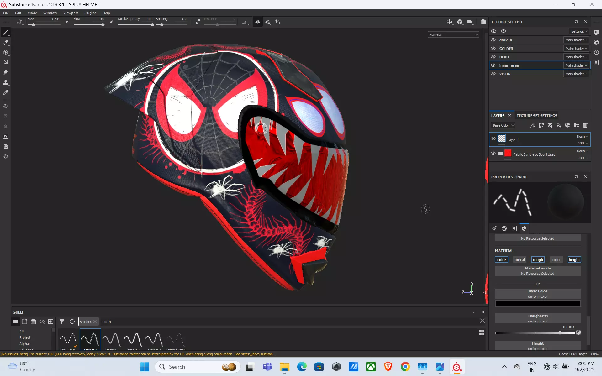 Spider Verse Helmet 3D model_6