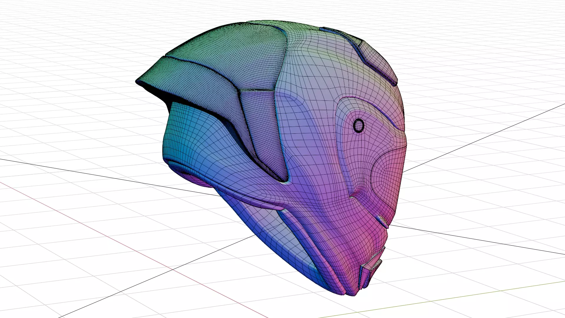 Spider Verse Helmet 3D model_80