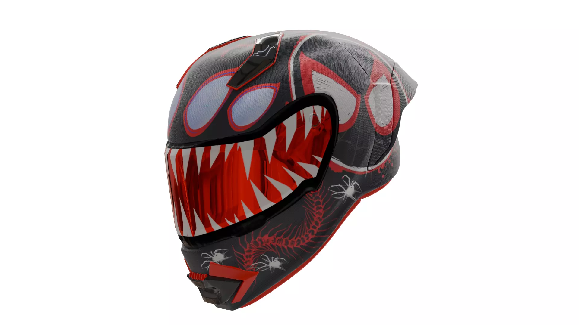 Spider Verse Helmet 3D model_15