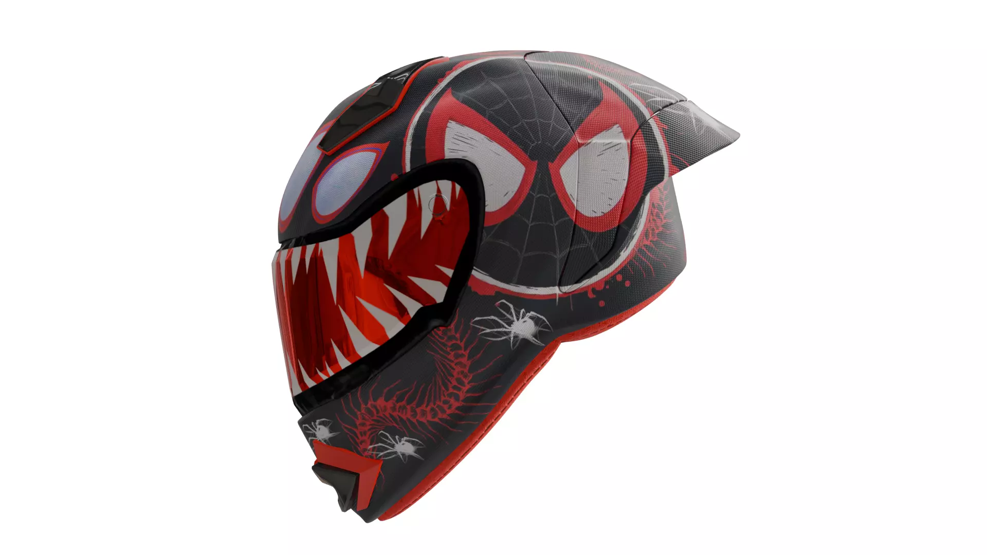 Spider Verse Helmet 3D model_17