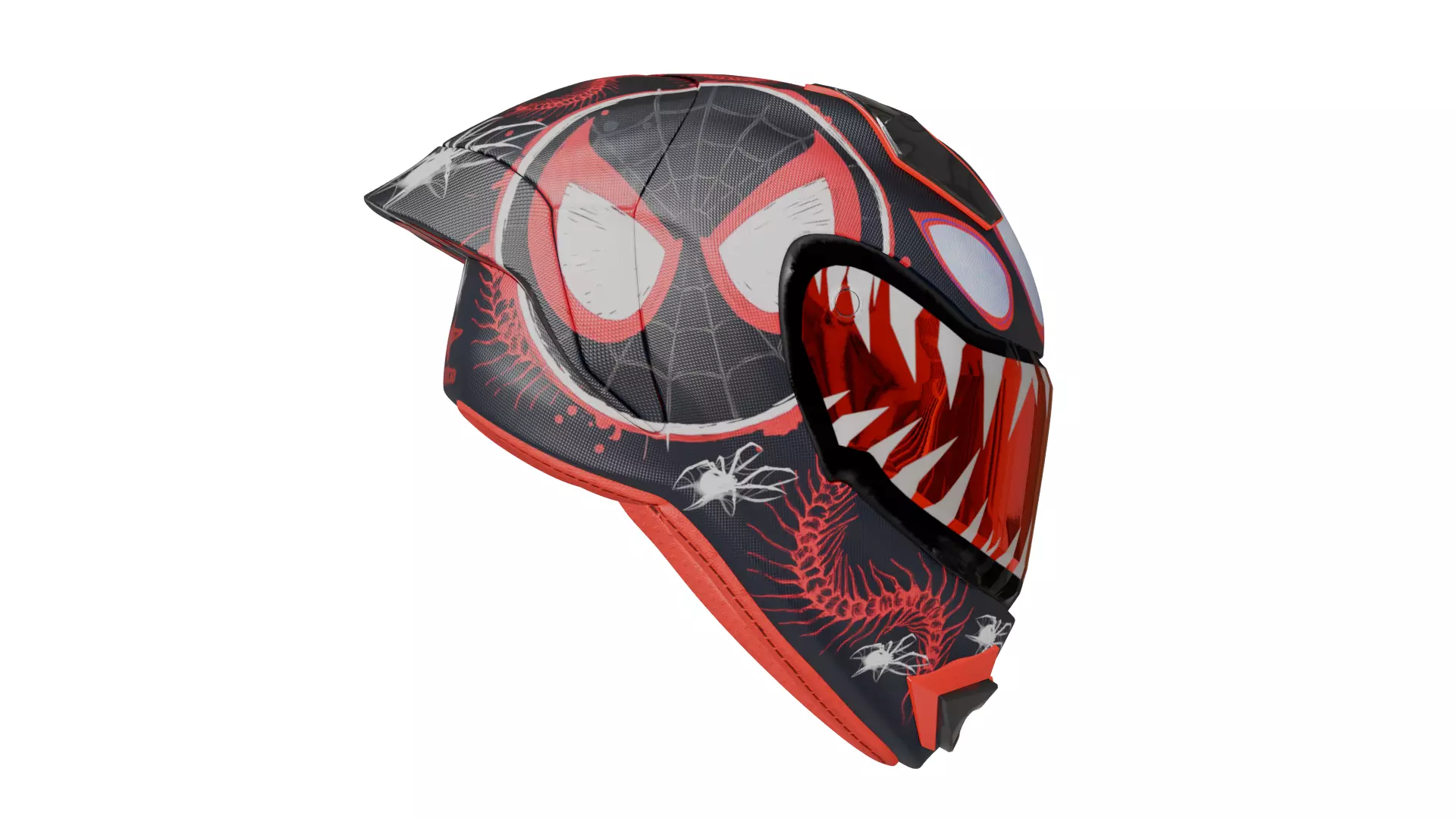 Spider Verse Helmet 3D model_39