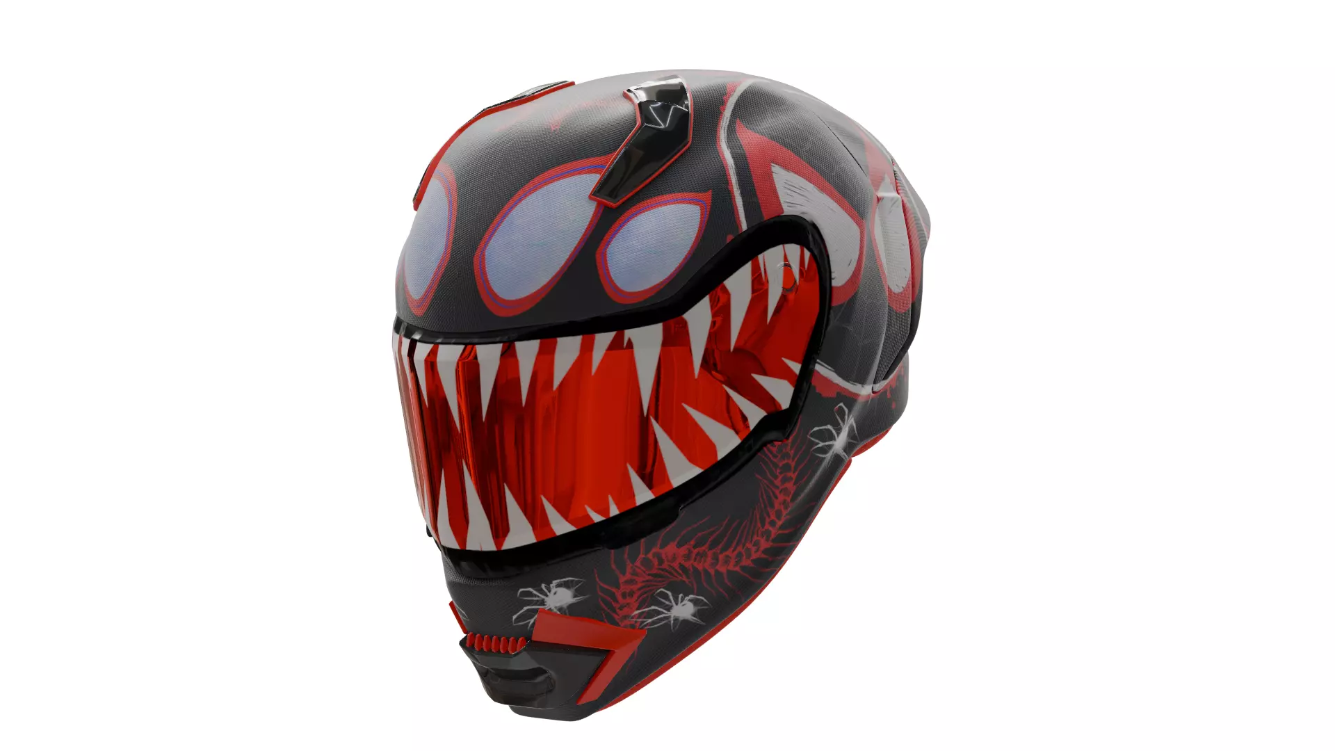 Spider Verse Helmet 3D model_22