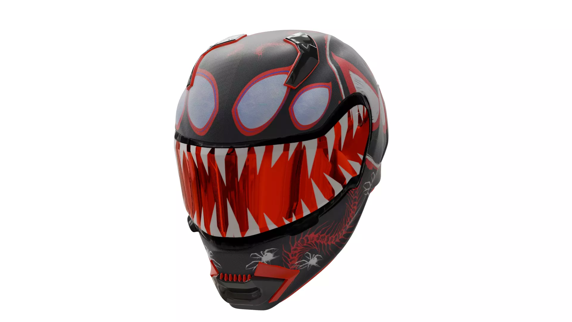 Spider Verse Helmet 3D model_20