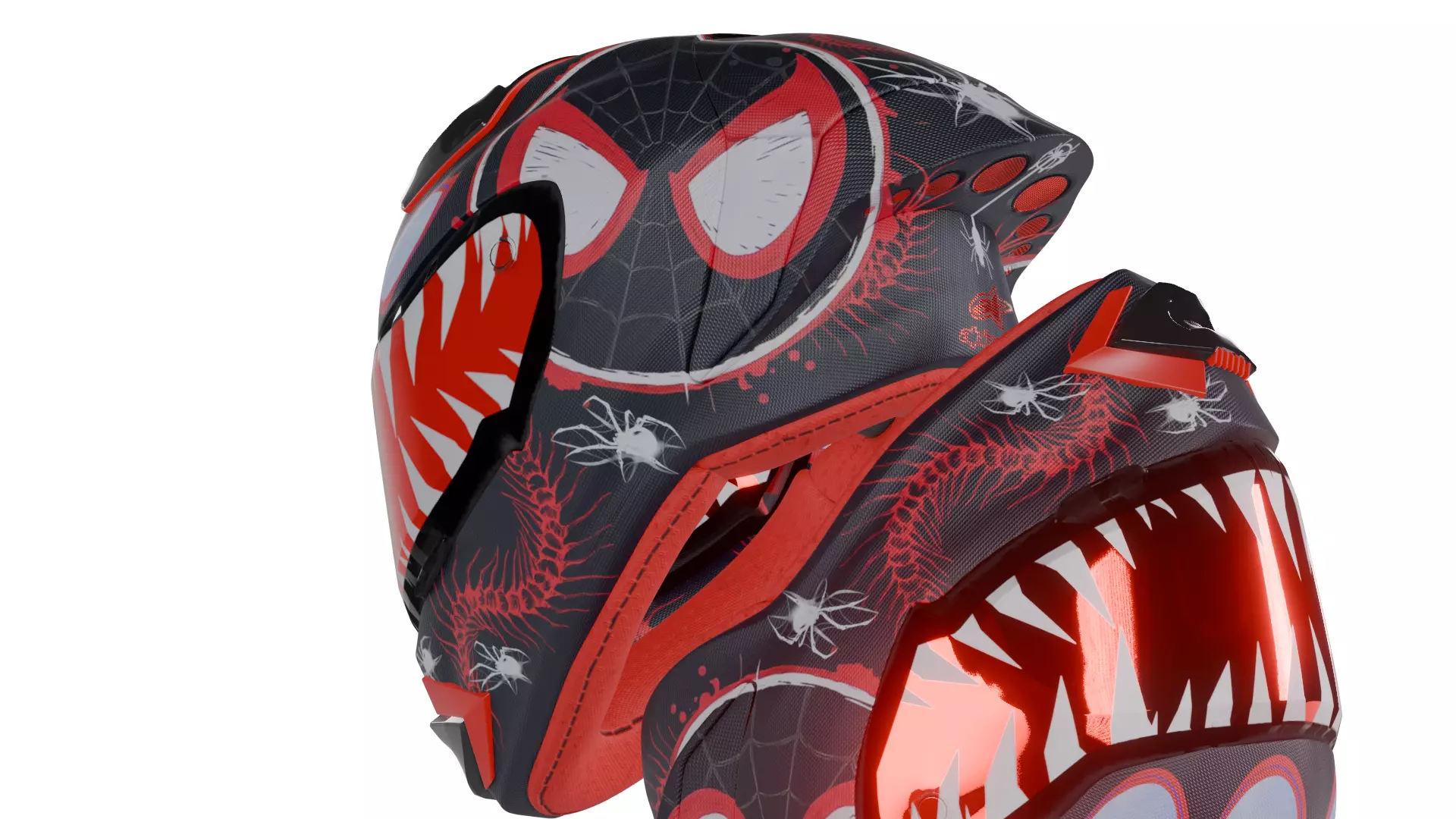Spider Verse Helmet 3D model_95