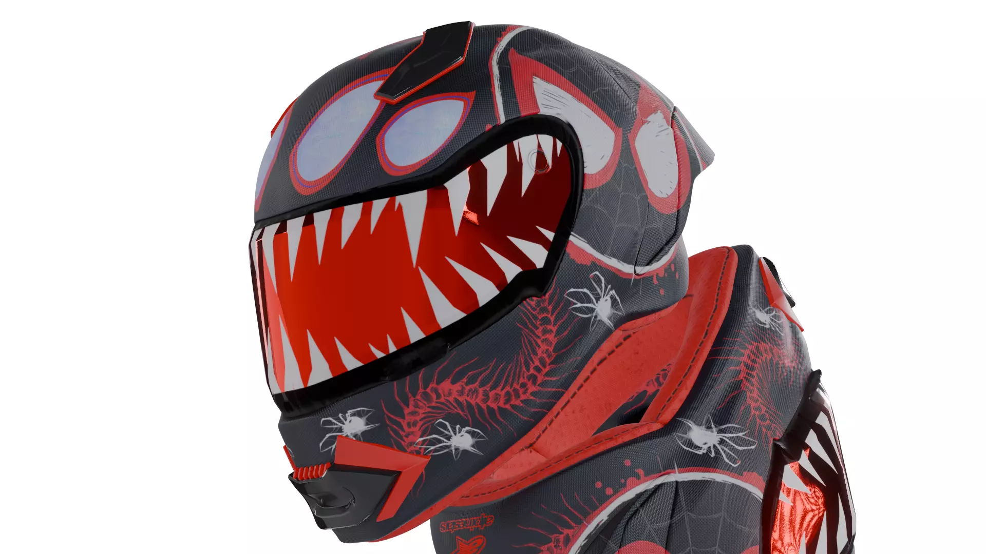 Spider Verse Helmet 3D model_89