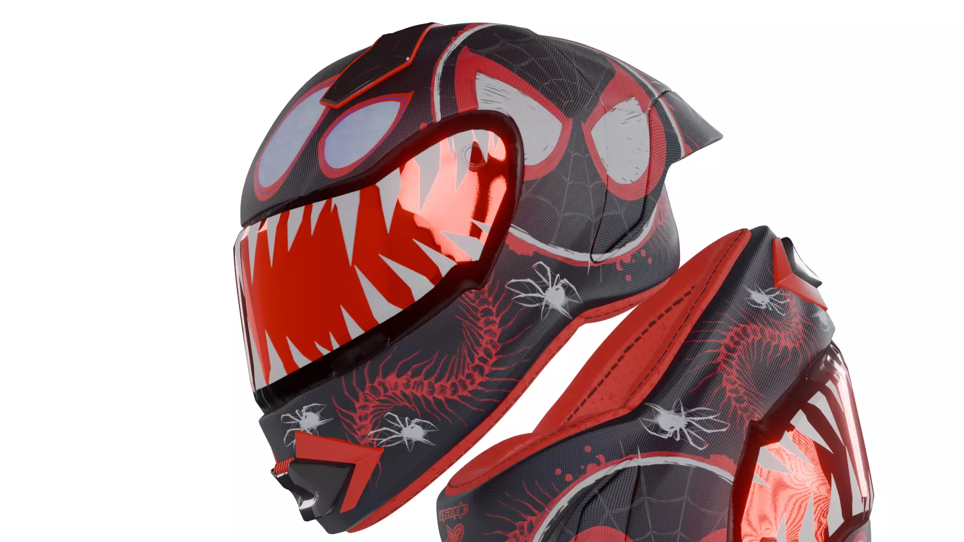 Spider Verse Helmet 3D model_91