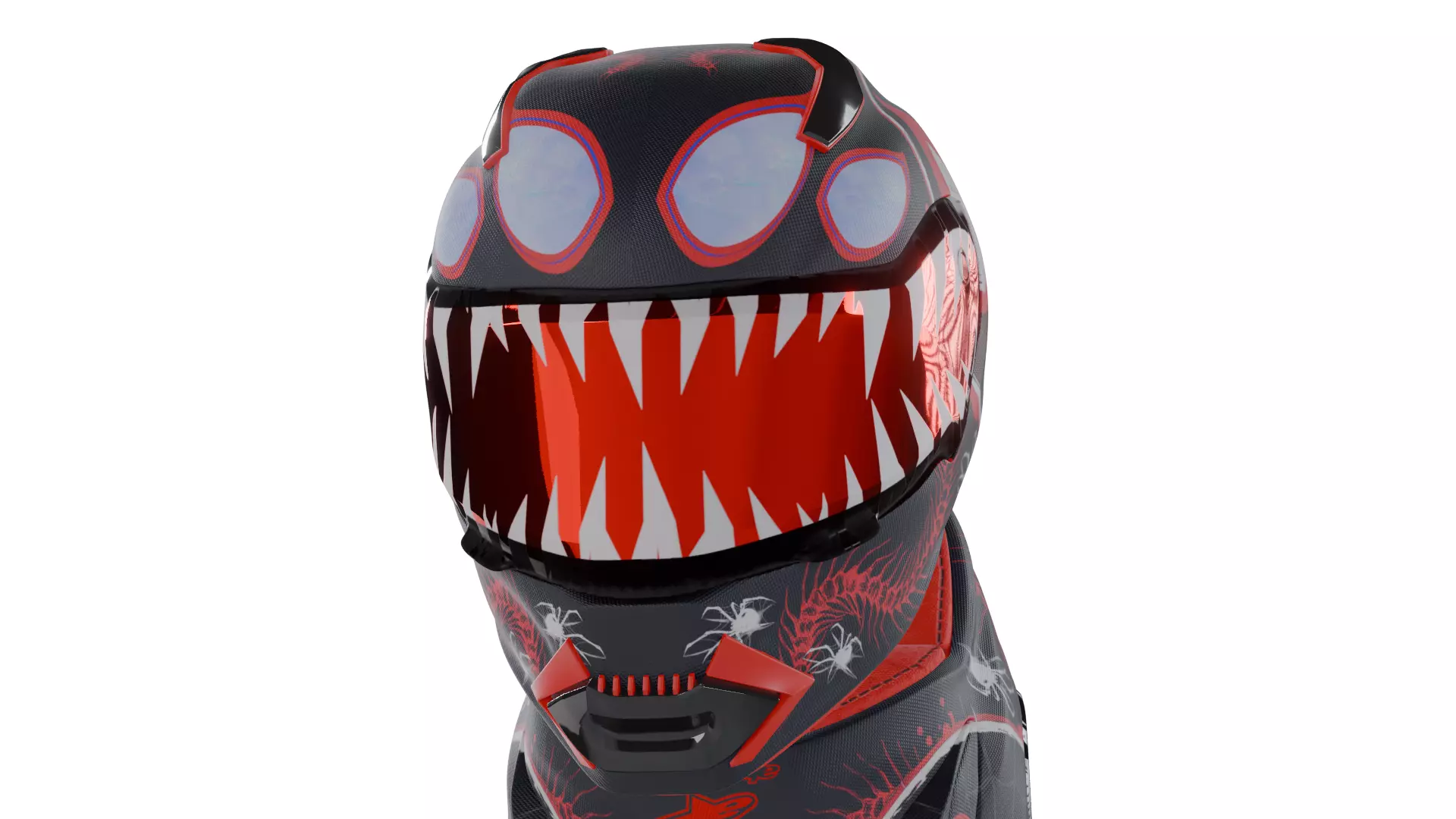 Spider Verse Helmet 3D model_101