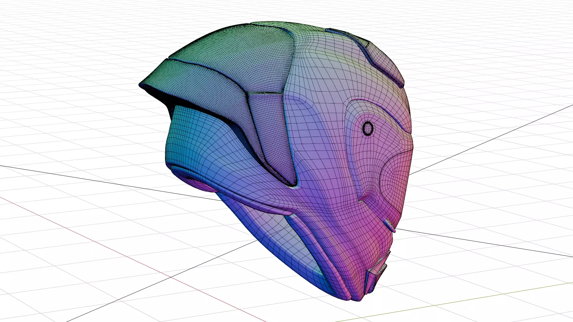 Spider Verse Helmet 3D model_74