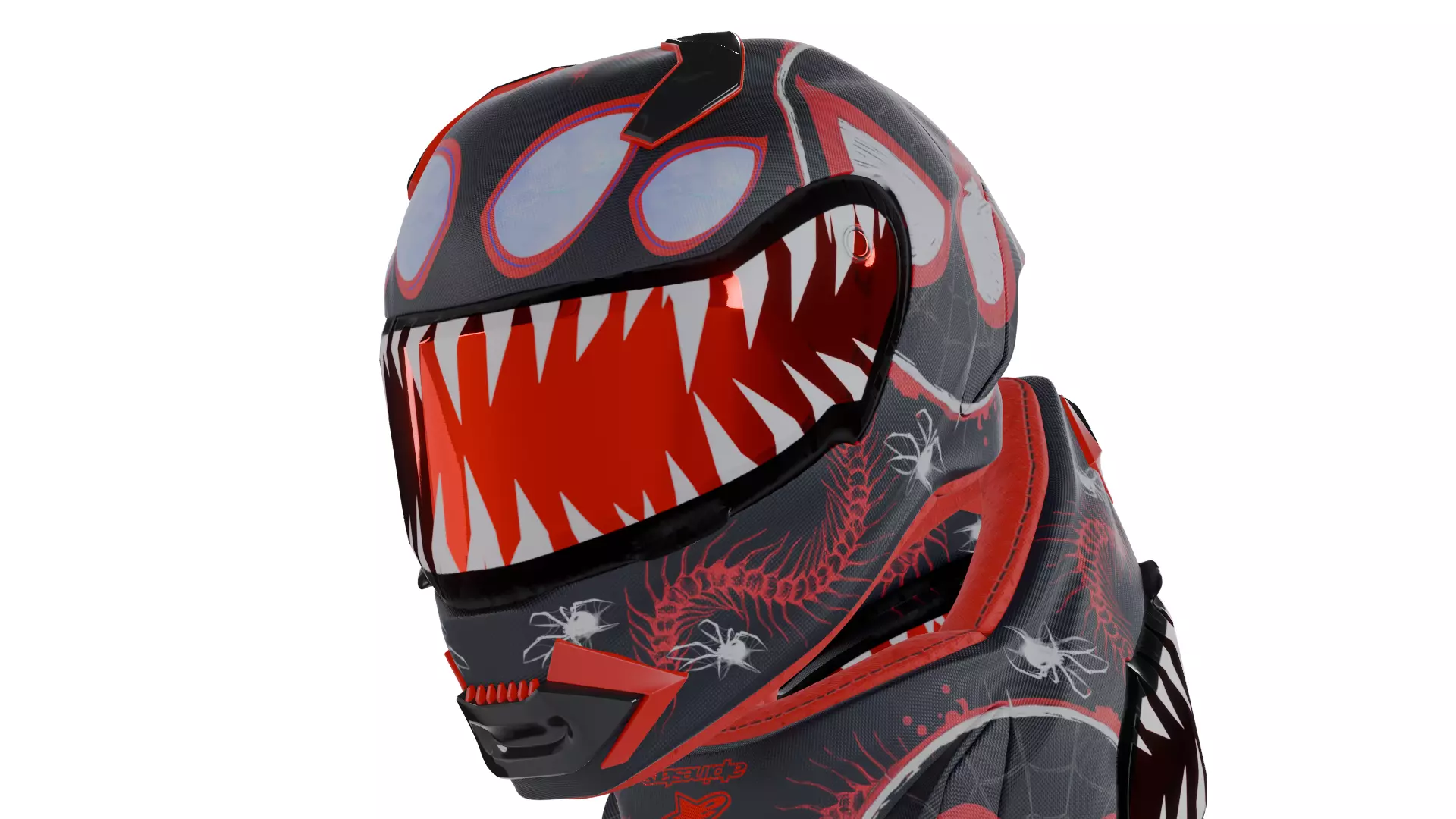 Spider Verse Helmet 3D model_92