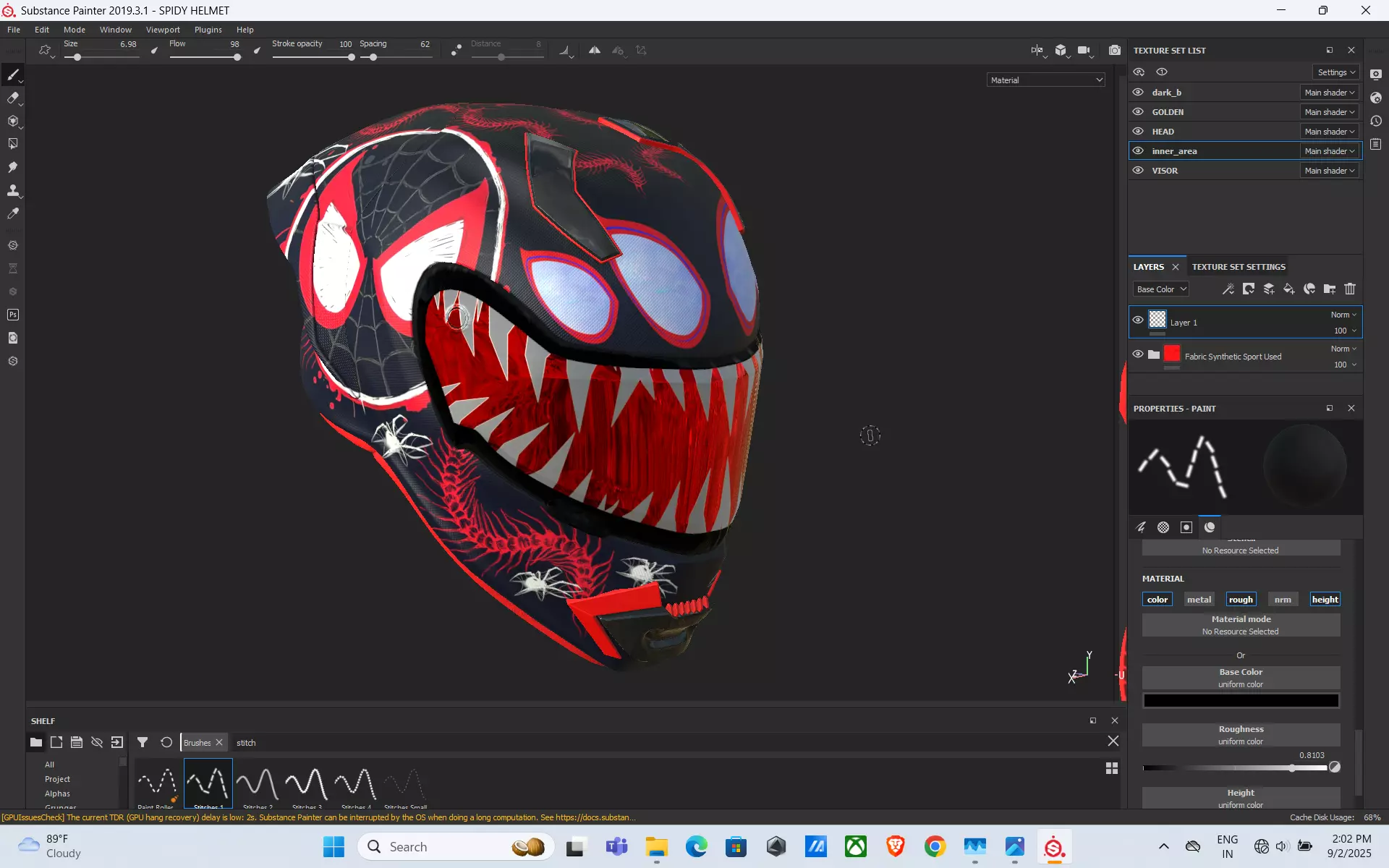 Spider Verse Helmet 3D model_11