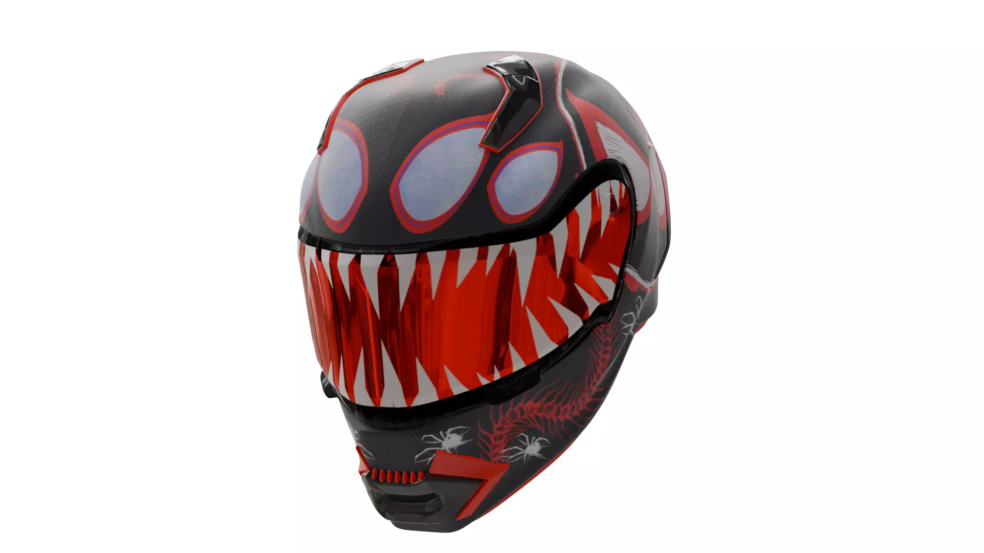 Spider Verse Helmet 3D model_23