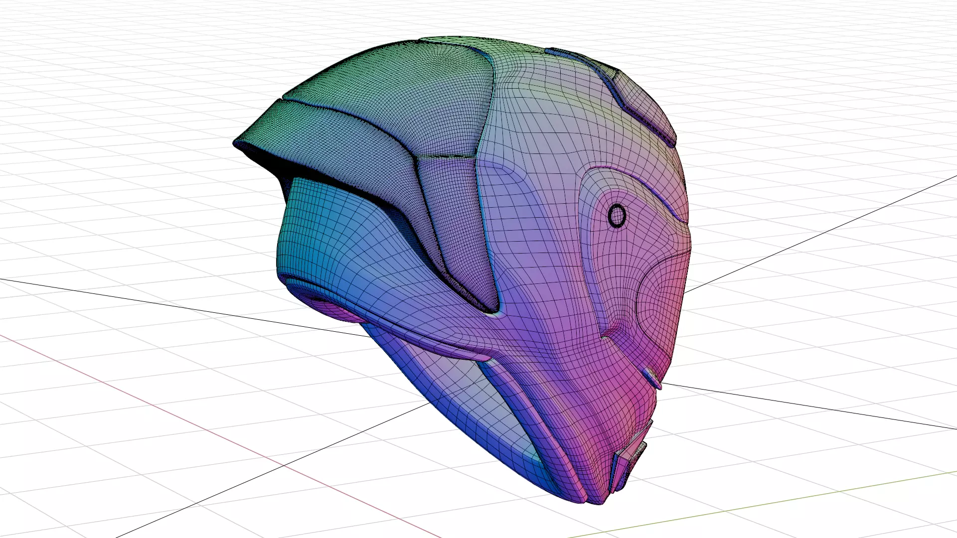 Spider Verse Helmet 3D model_77