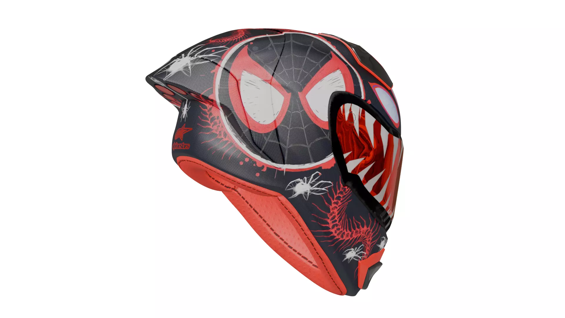 Spider Verse Helmet 3D model_41