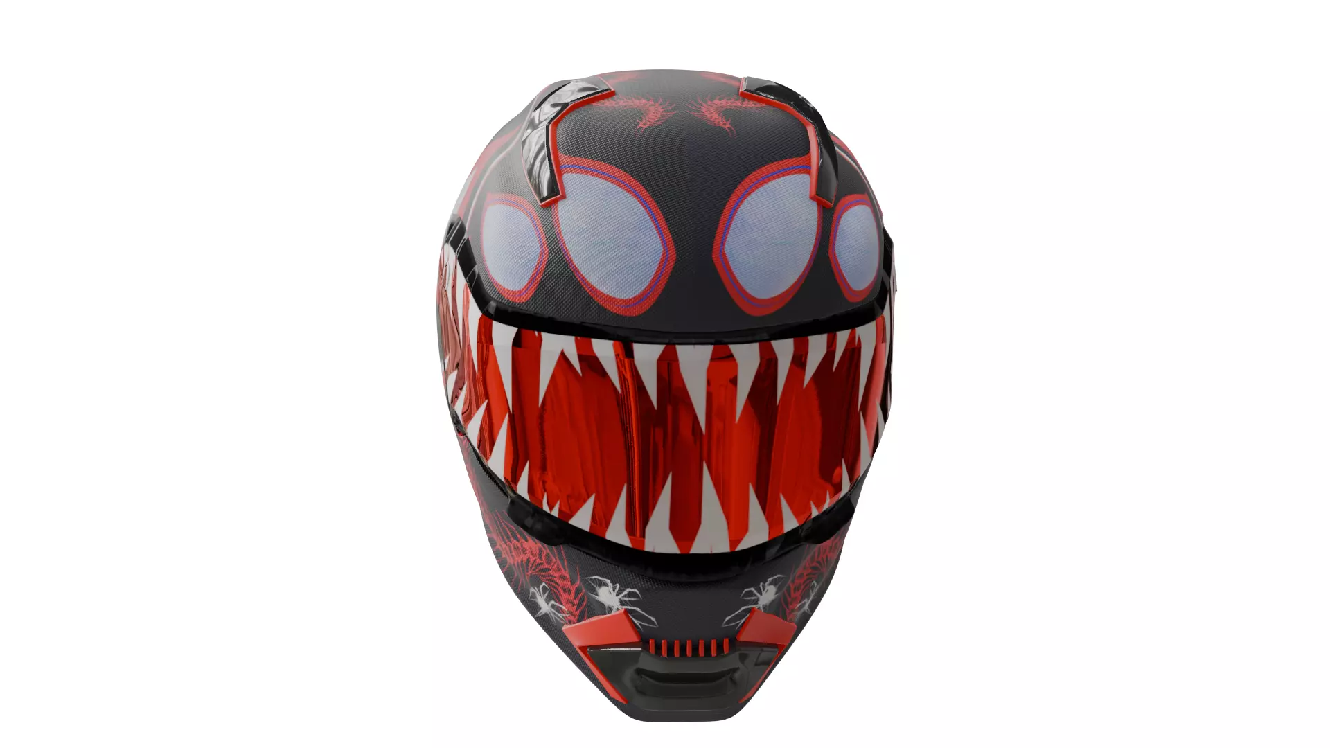 Spider Verse Helmet 3D model_13