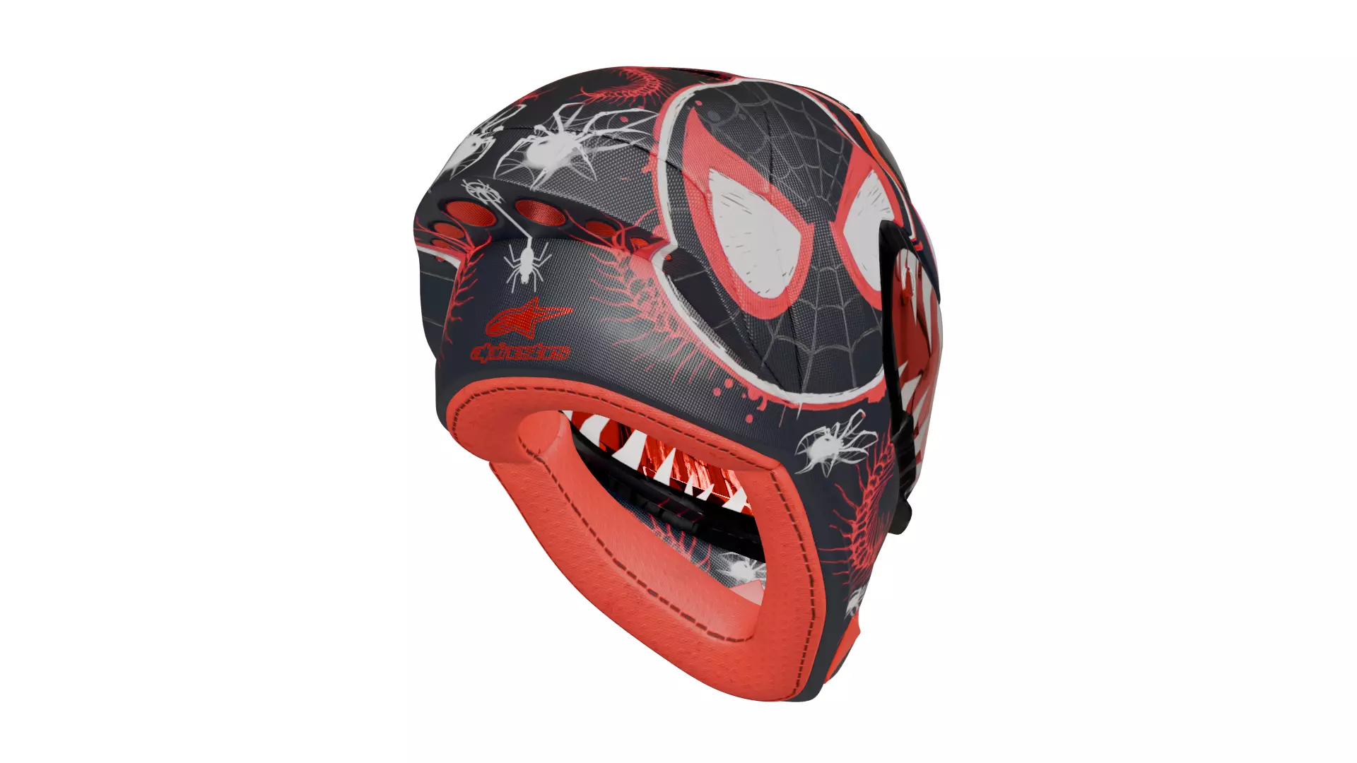 Spider Verse Helmet 3D model_30