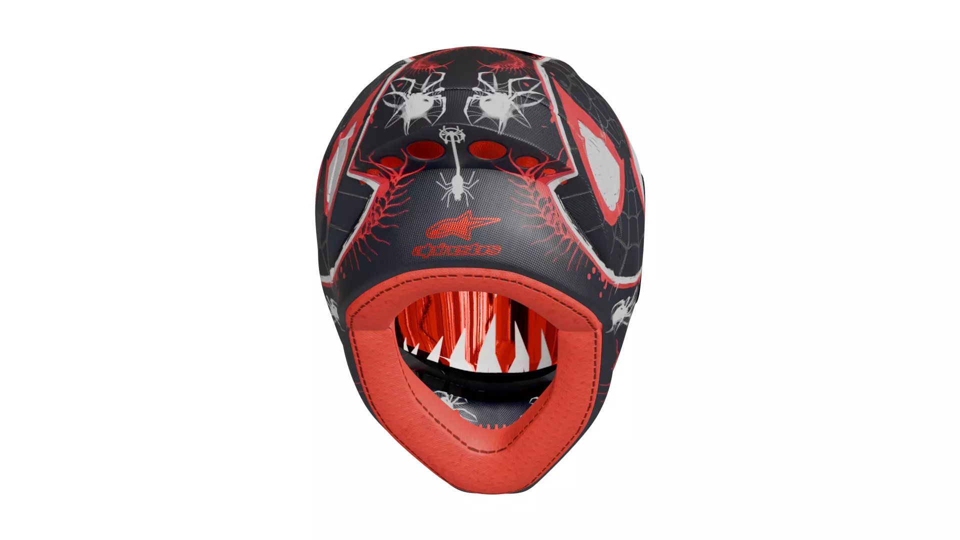 Spider Verse Helmet 3D model_28