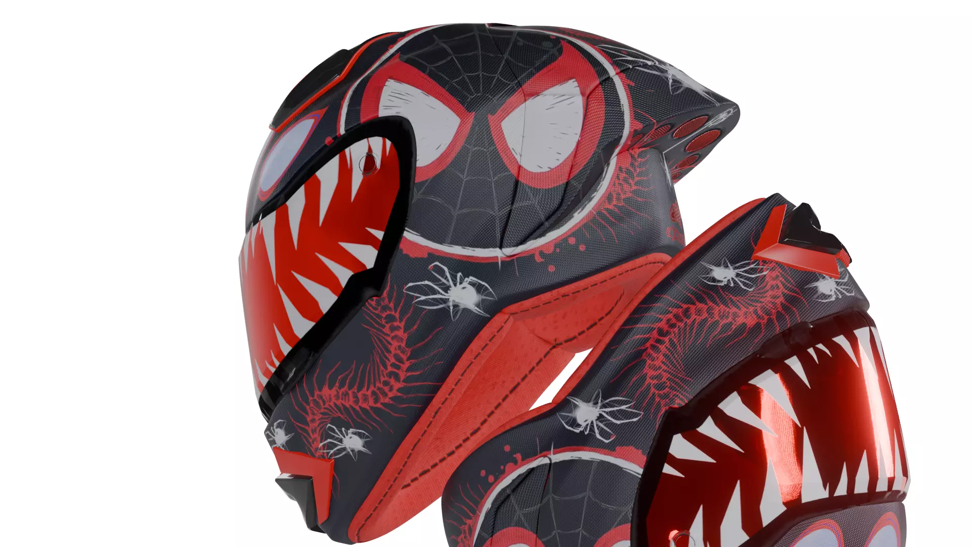 Spider Verse Helmet 3D model_96