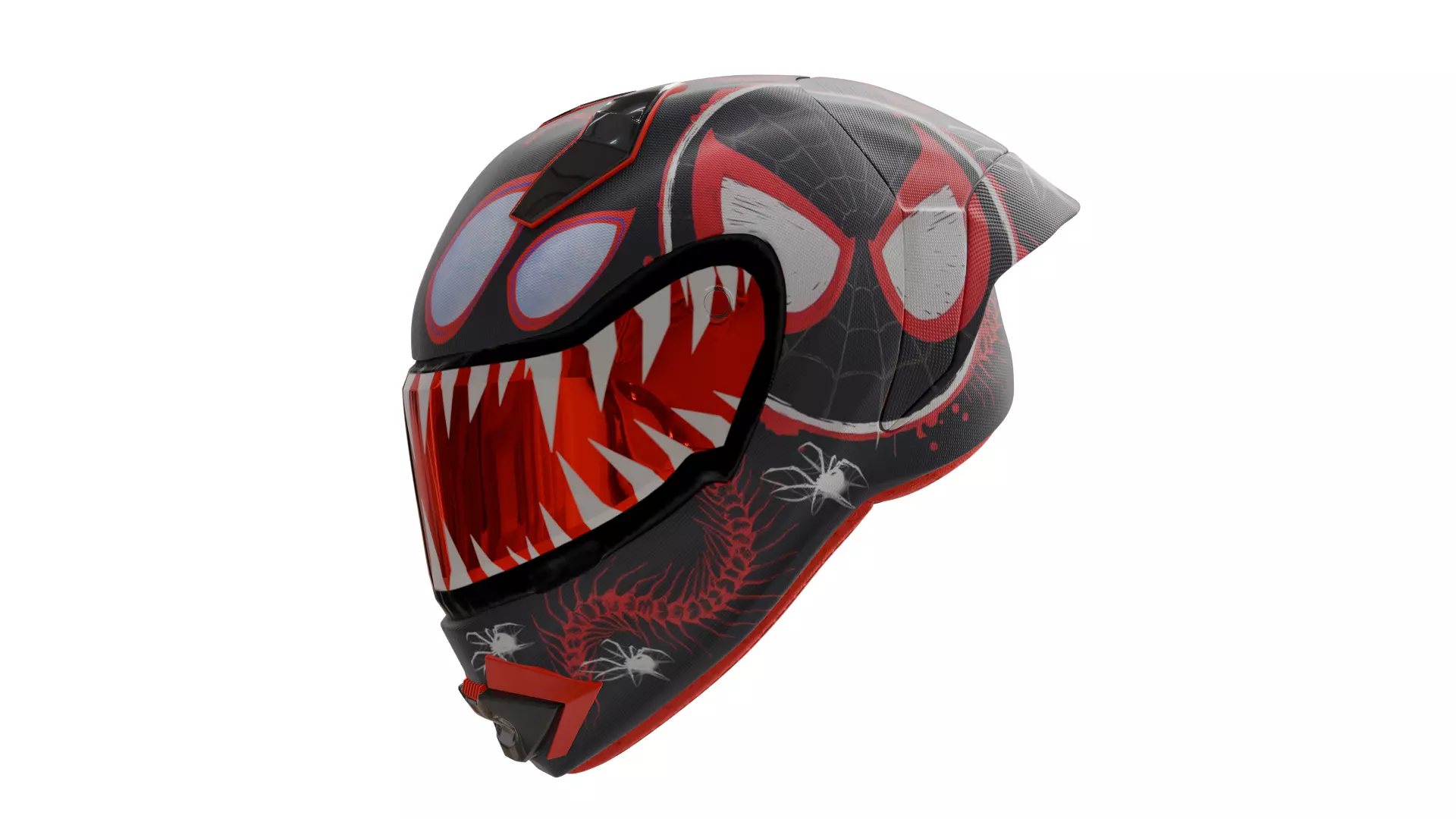 Spider Verse Helmet 3D model_16