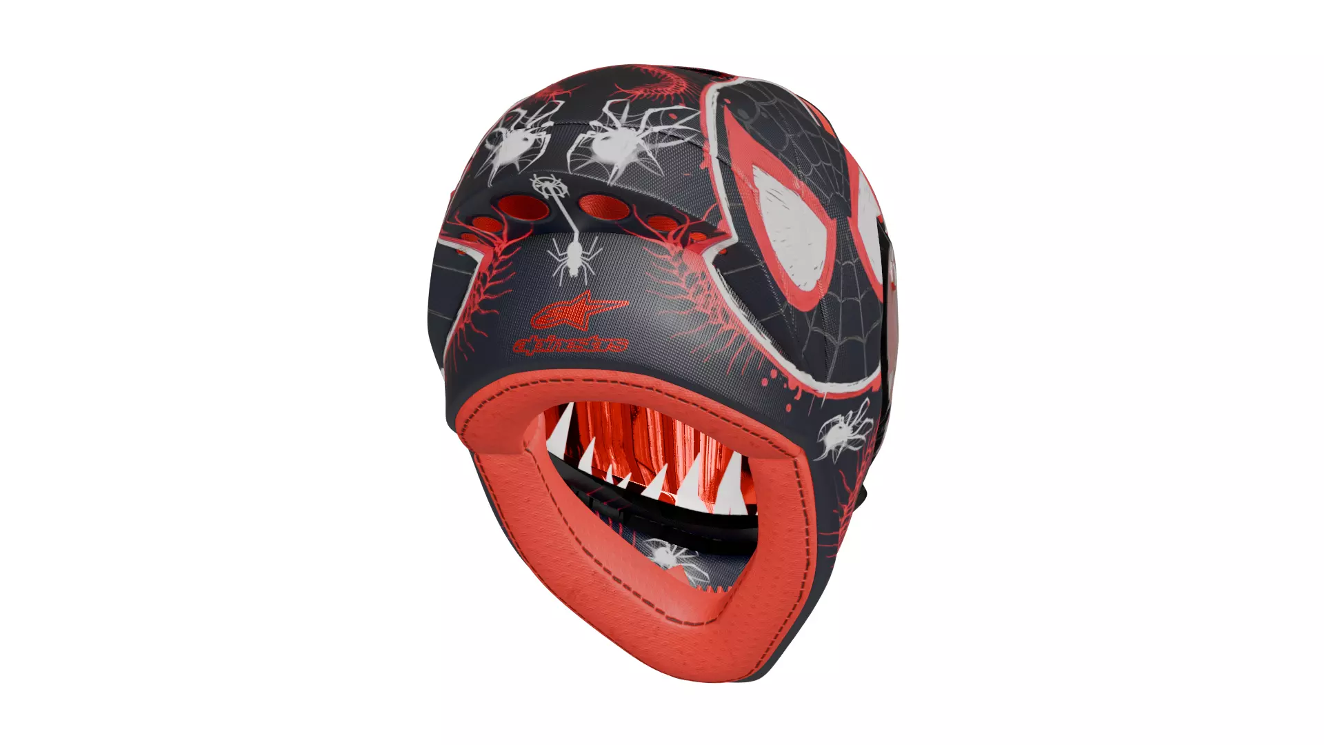 Spider Verse Helmet 3D model_33