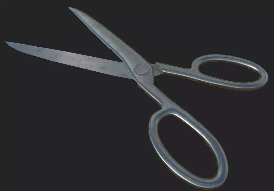 The Scissors 3D model_2
