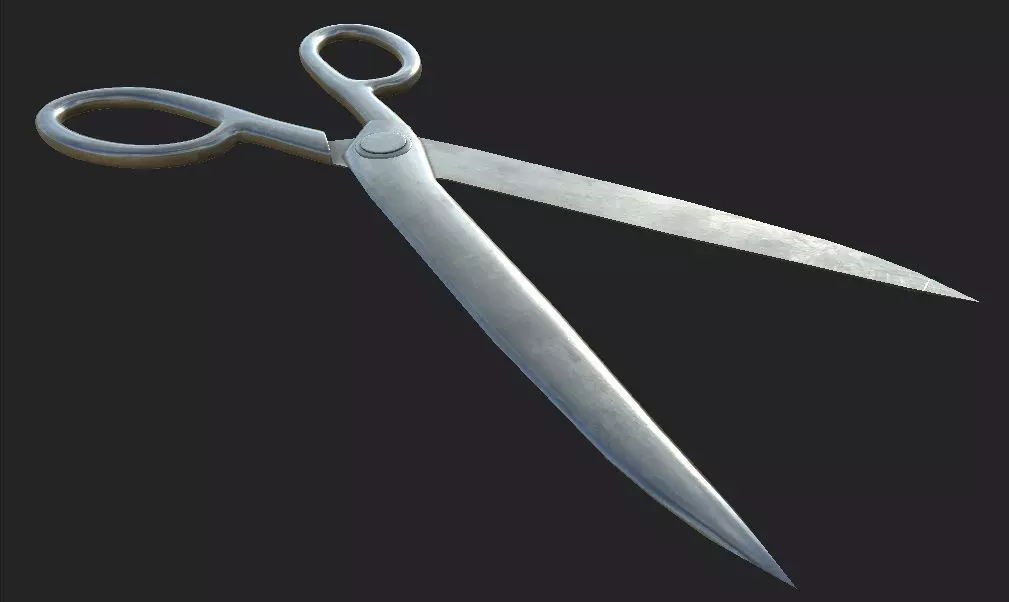 The Scissors 3D model_4