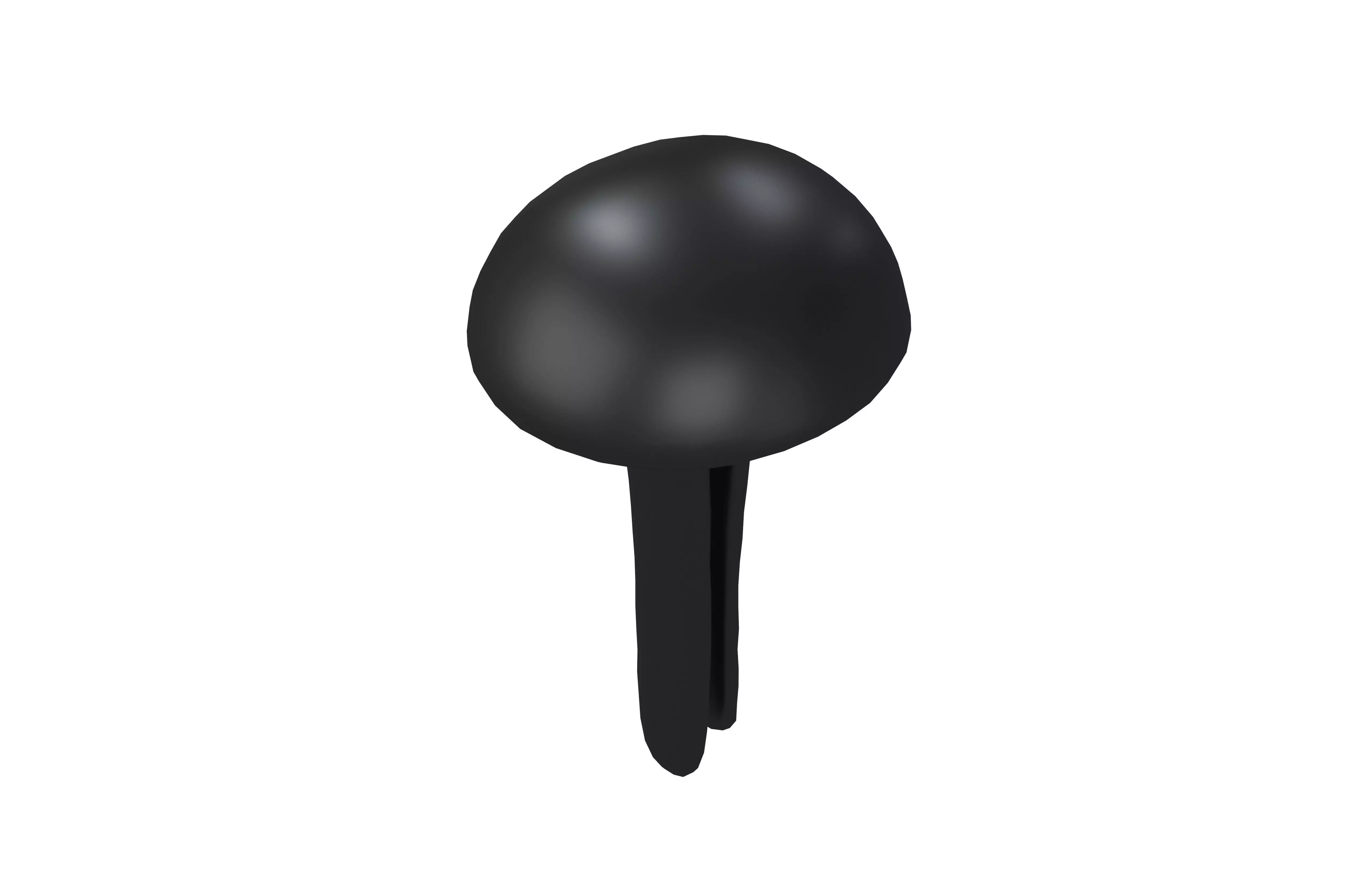 Round Head Nails v1 003 Low-poly 3D model_3