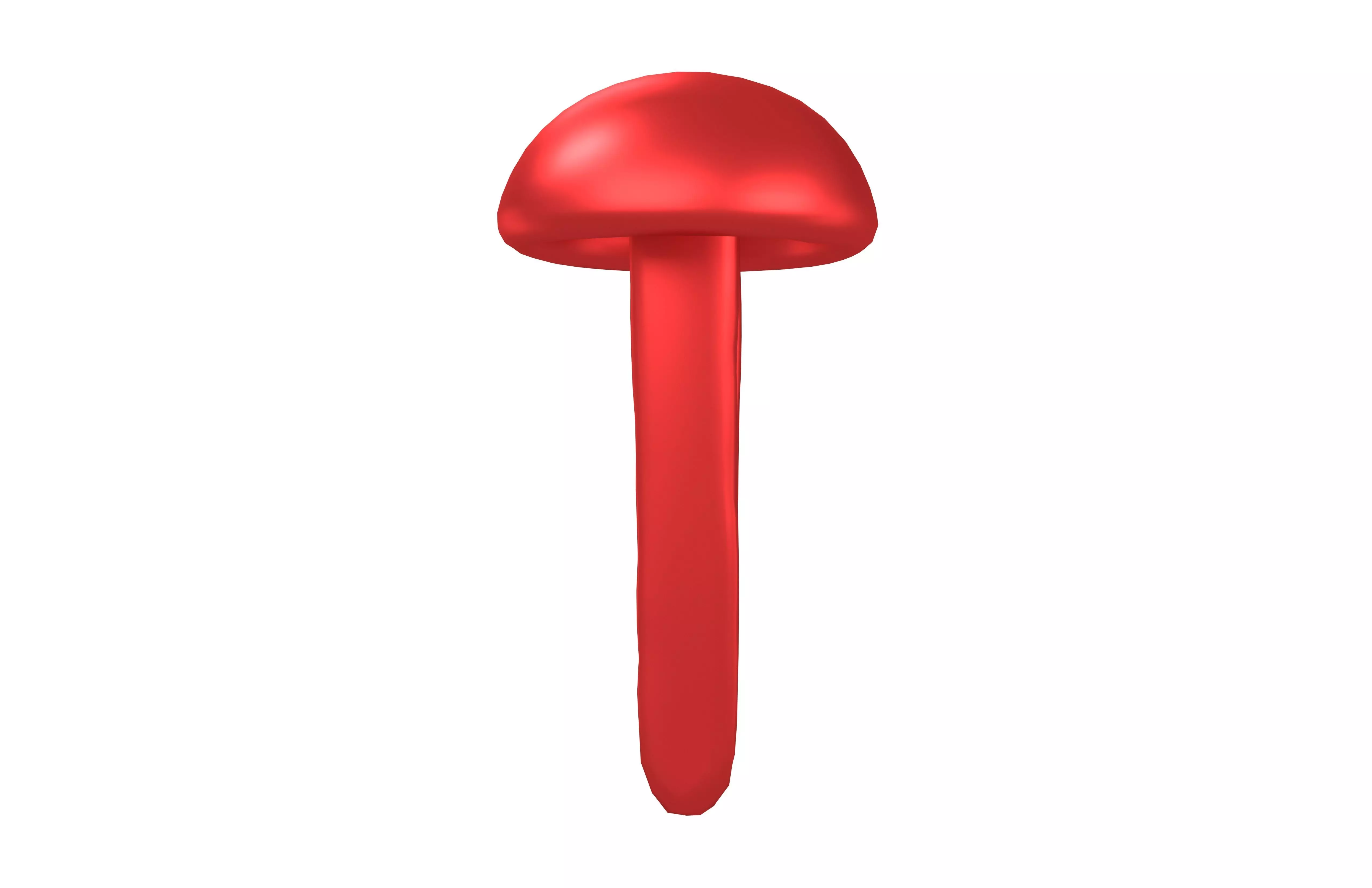 Round Head Nails v1 004 Low-poly 3D model_1