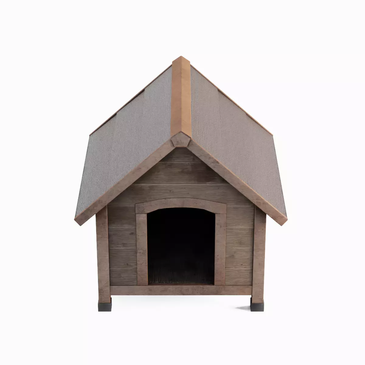 Doghouse 06 Low-poly 3D model_4