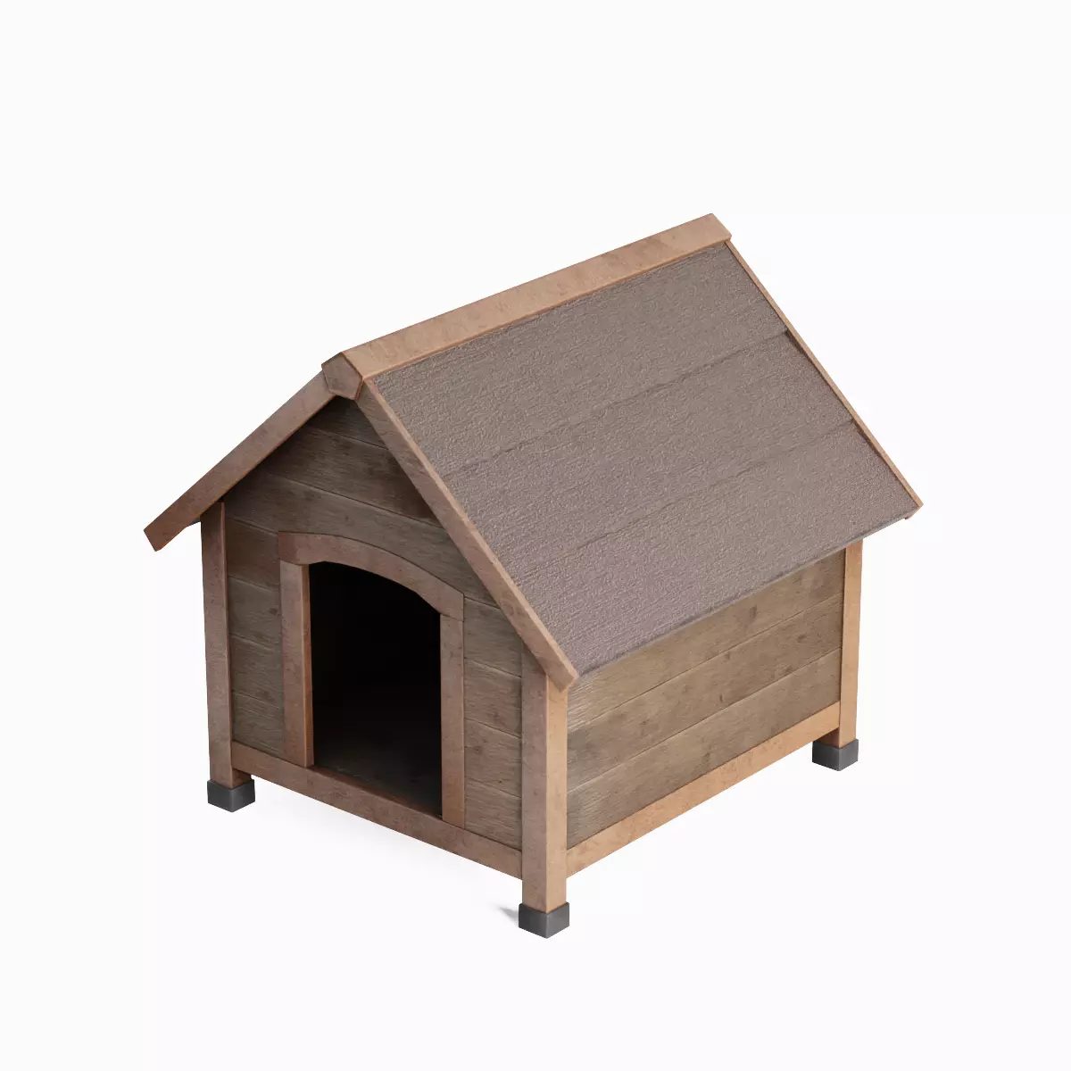 Doghouse 06 Low-poly 3D model_3
