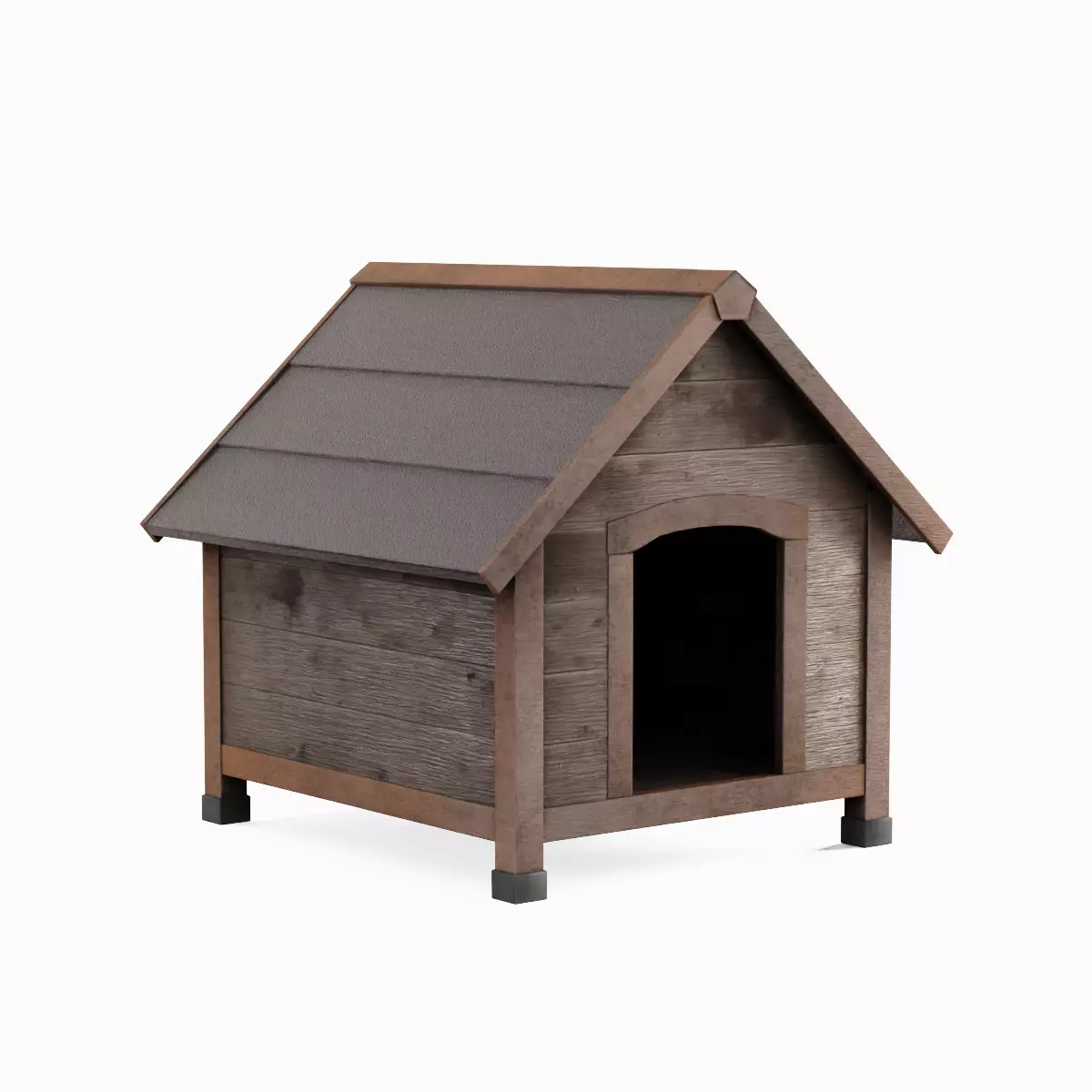 Doghouse 06 Low-poly 3D model_0