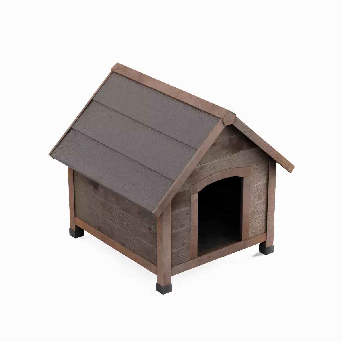 Doghouse 06 Low-poly 3D model_5