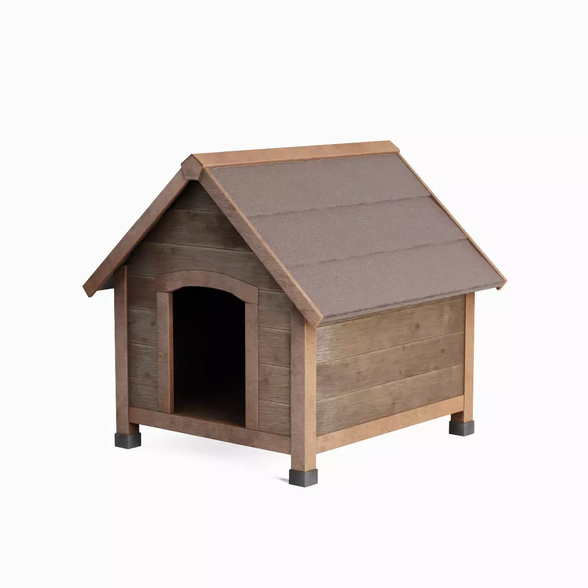 Doghouse 06 Low-poly 3D model_1