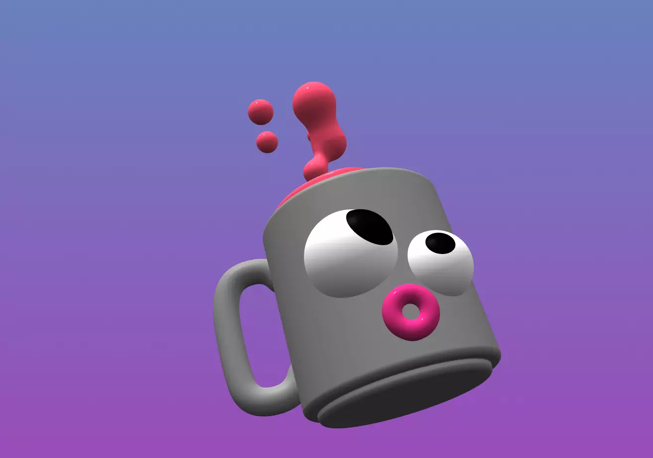Oops Mug is Falling 3D model_20