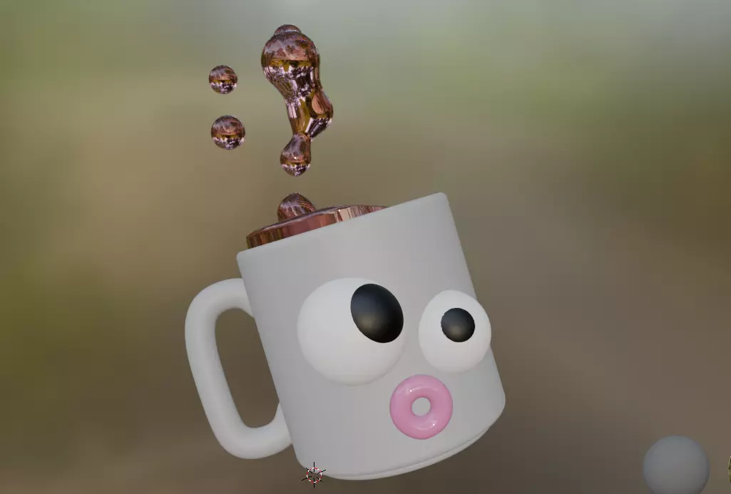 Oops Mug is Falling 3D model_13