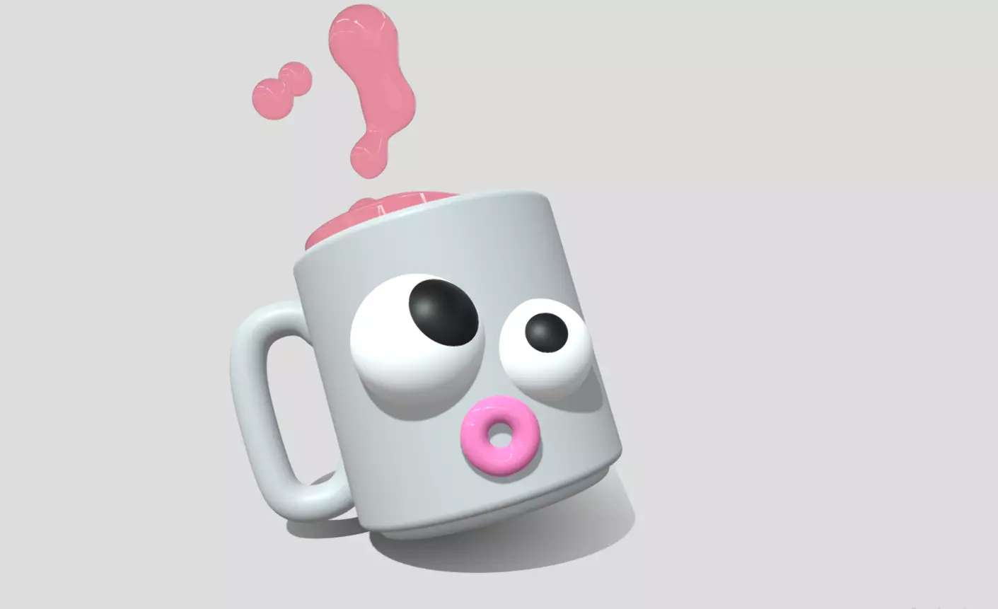 Oops Mug is Falling 3D model_23
