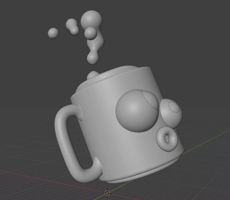Oops Mug is Falling 3D model_10