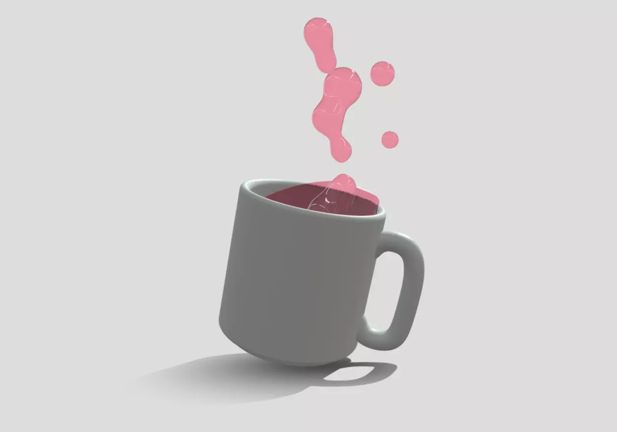 Oops Mug is Falling 3D model_25