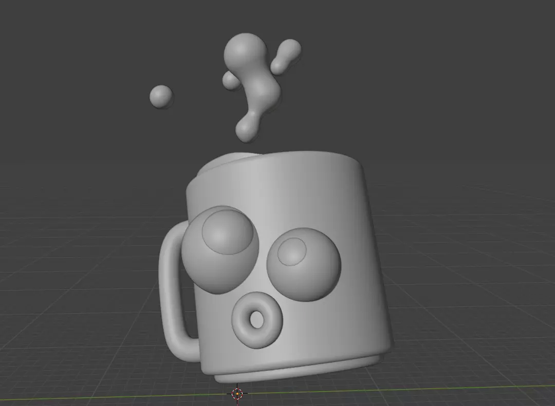 Oops Mug is Falling 3D model_8