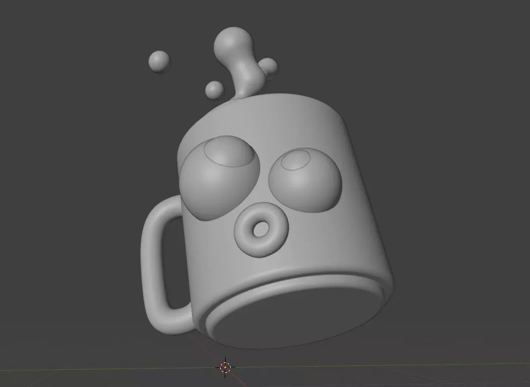 Oops Mug is Falling 3D model_9